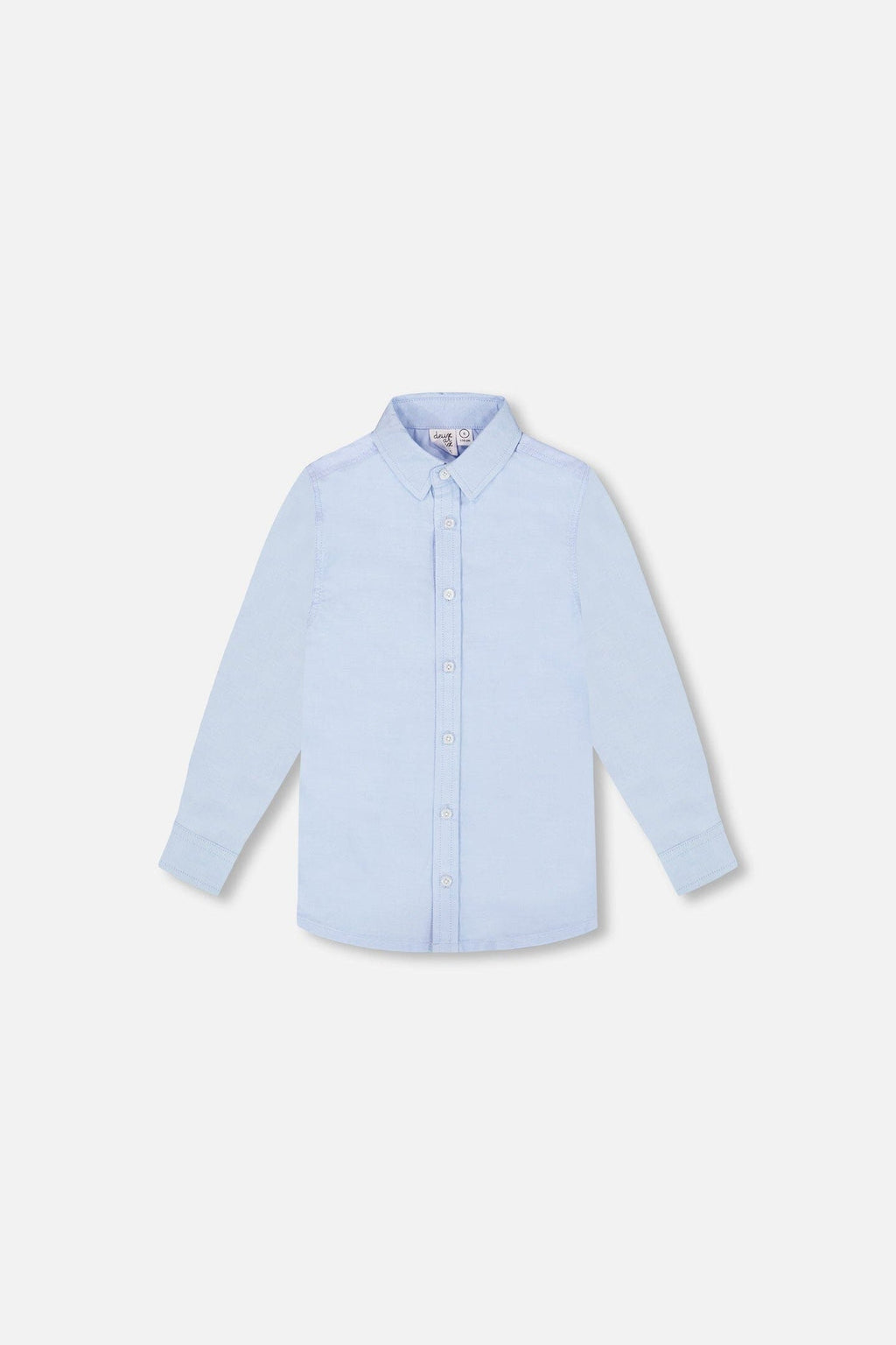 Long Sleeve Button Down Shirt Pale Blue