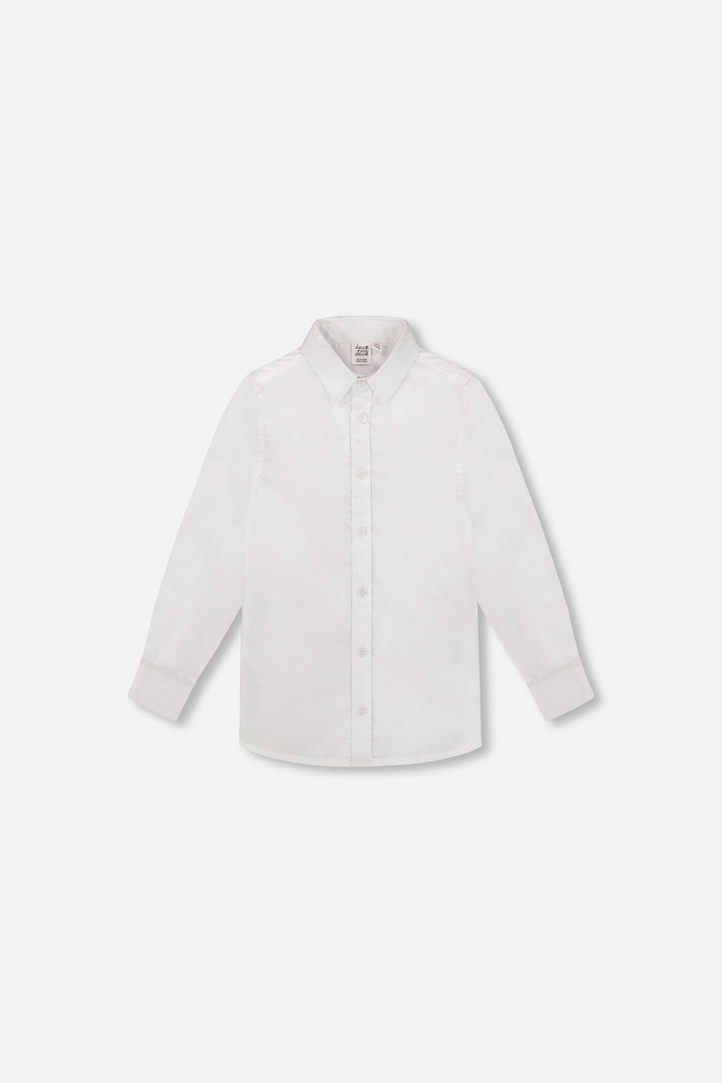 Button Down Long Sleeve Shirt White