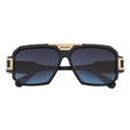 LEGEND - Square Sunglasses Black Blue-Lavender Fade